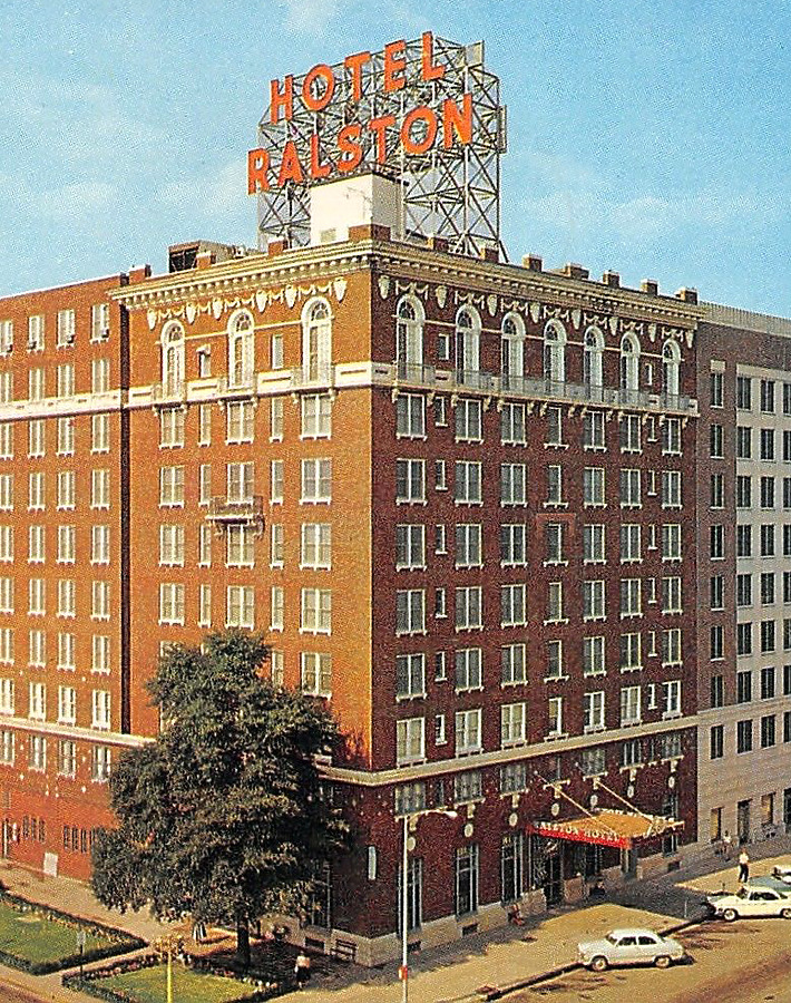 Ralston Towers by Natural Color Post Card Co.