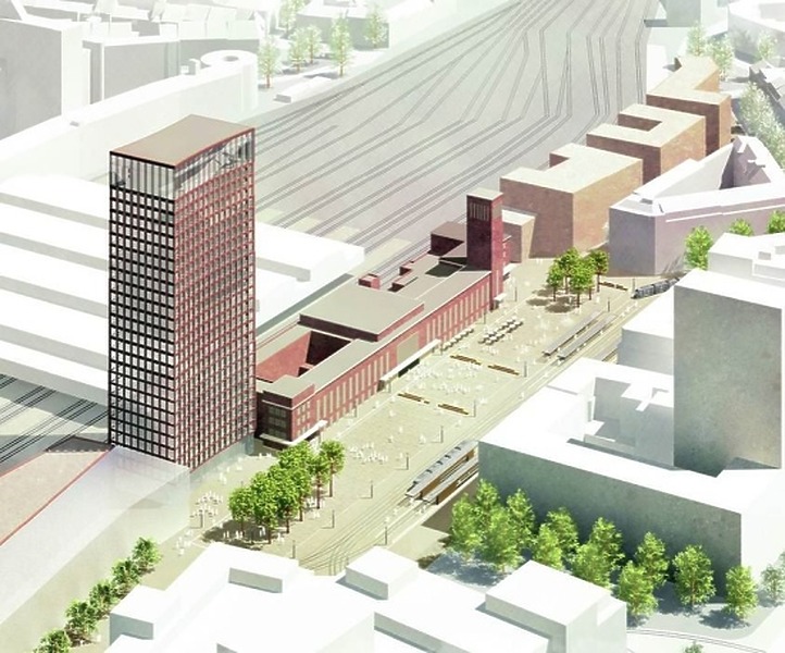 Hochhaus am Hauptbahnhof