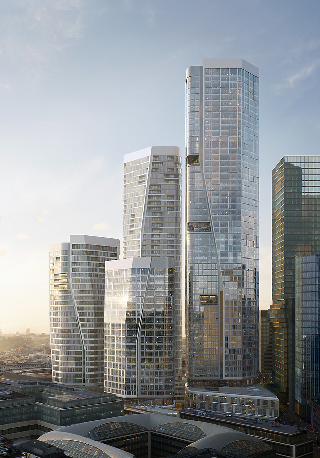 FOUR Frankfurt - Tower 1 by Groß & Partner/UNStudio