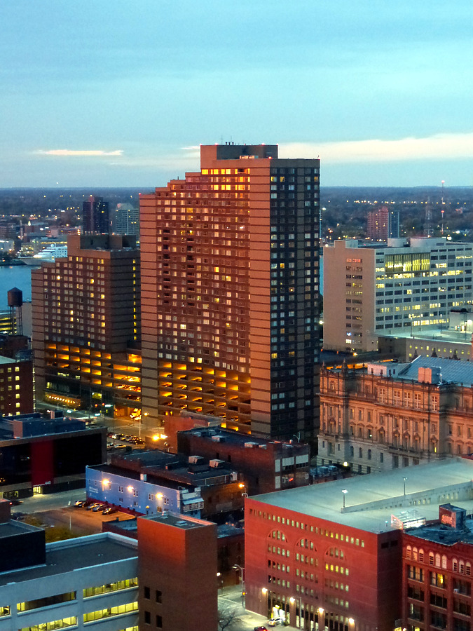 Millender Center Apartments by Nate Lindsey