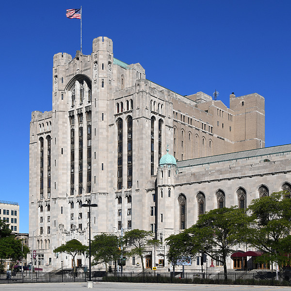 Detroit Masonic Temple by John W. Cahill