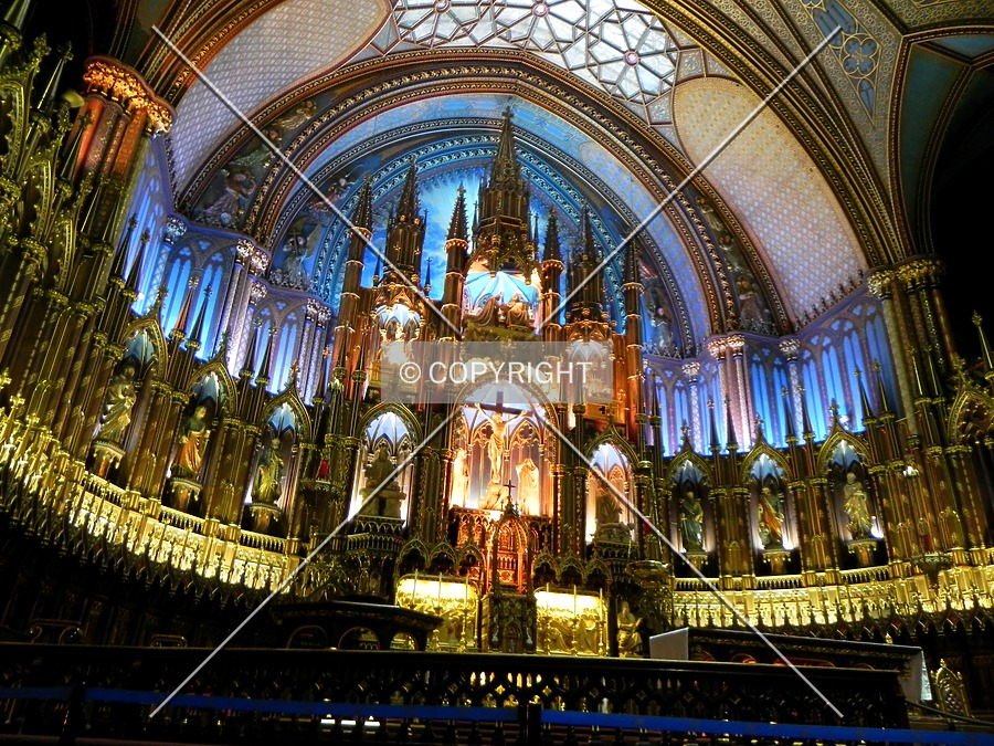Basilique Notre-Dame-de-Montréal by Florian Barbier