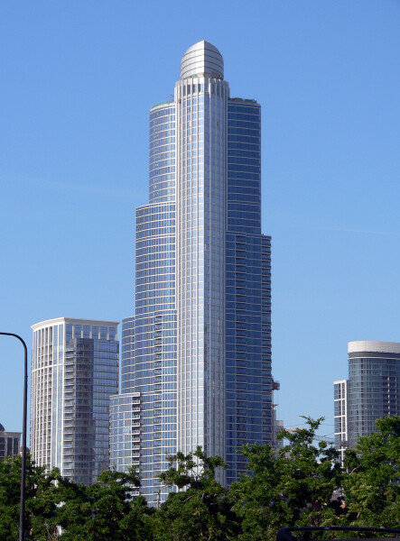 View to the southwest as seen from Lake Shore Drive
