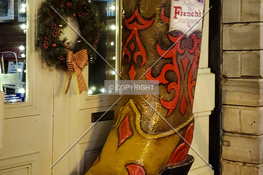 Large Cowboy Boot