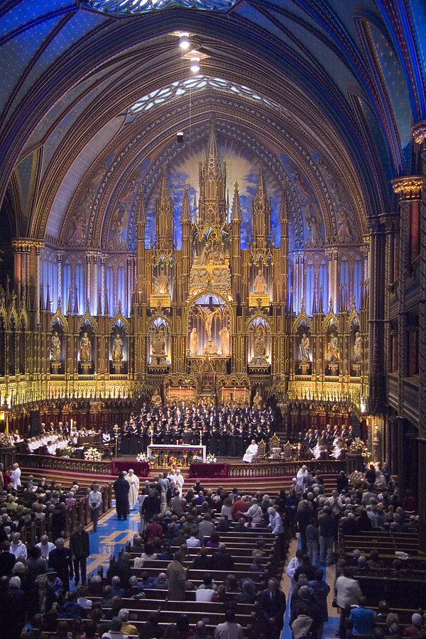 Basilique Notre-Dame-de-Montréal by Pavel Toczynski