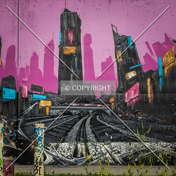 Saint Louis City Flood Wall (South Wall) by Ryan Hildebrand