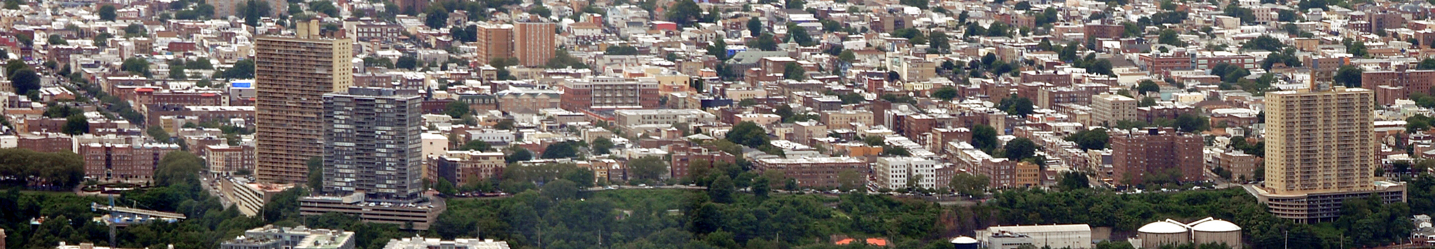 View from the southeast