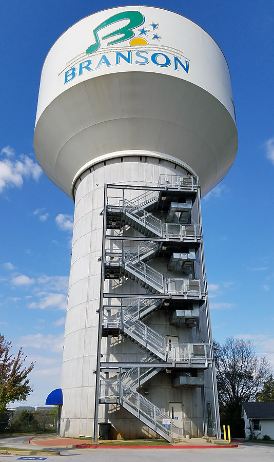 Branson Water Tower and Public Works Building by Ryan Hildebrand