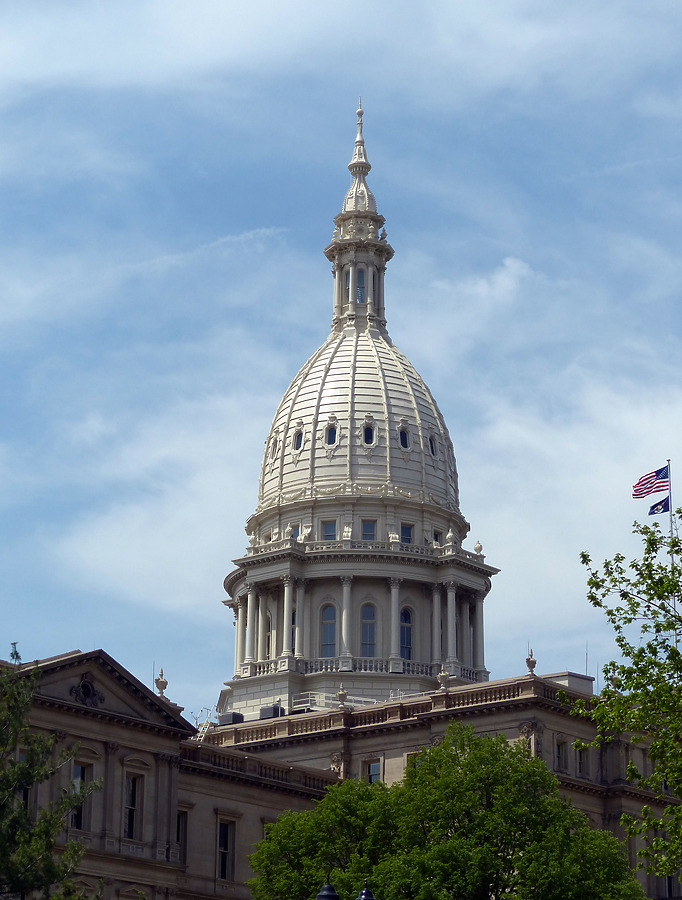 Michigan State Capitol by Nate Lindsey