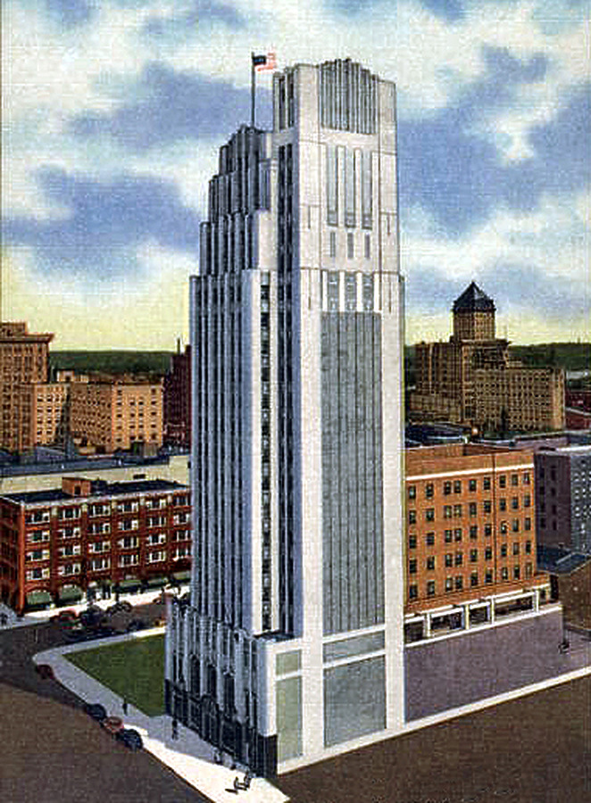 Liberty Tower by Wilkie News Co.