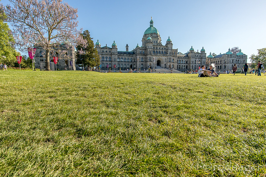 British Columbia Parliament Buildings by Rod Sager