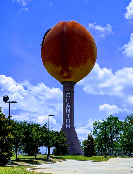 Peach Water Tower