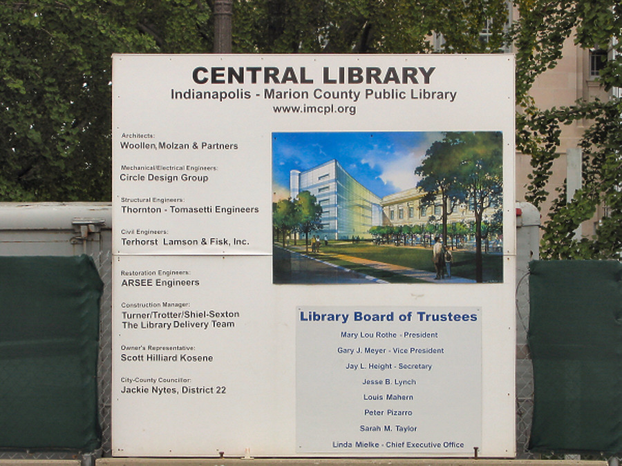Indianapolis-Marion County Central Library by James Peacock