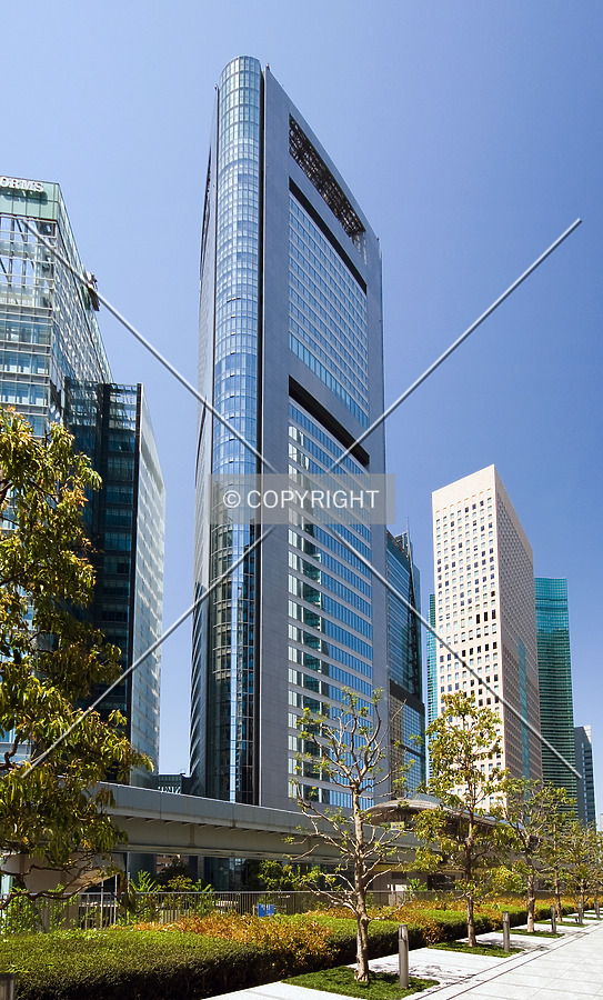 Shiodome Media Tower by Serdica