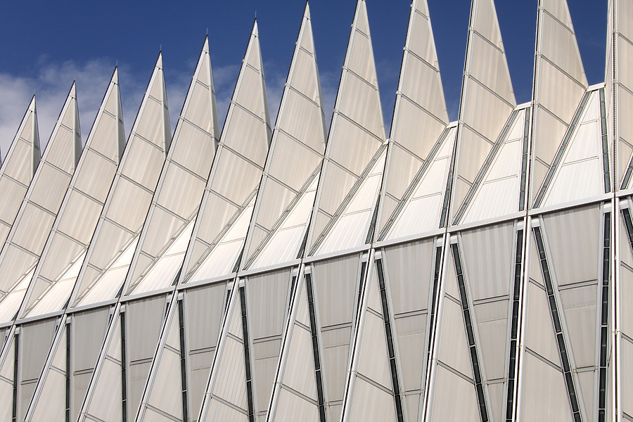 United States Air Force Academy Cadet Chapel by Daniel Kieckhefer