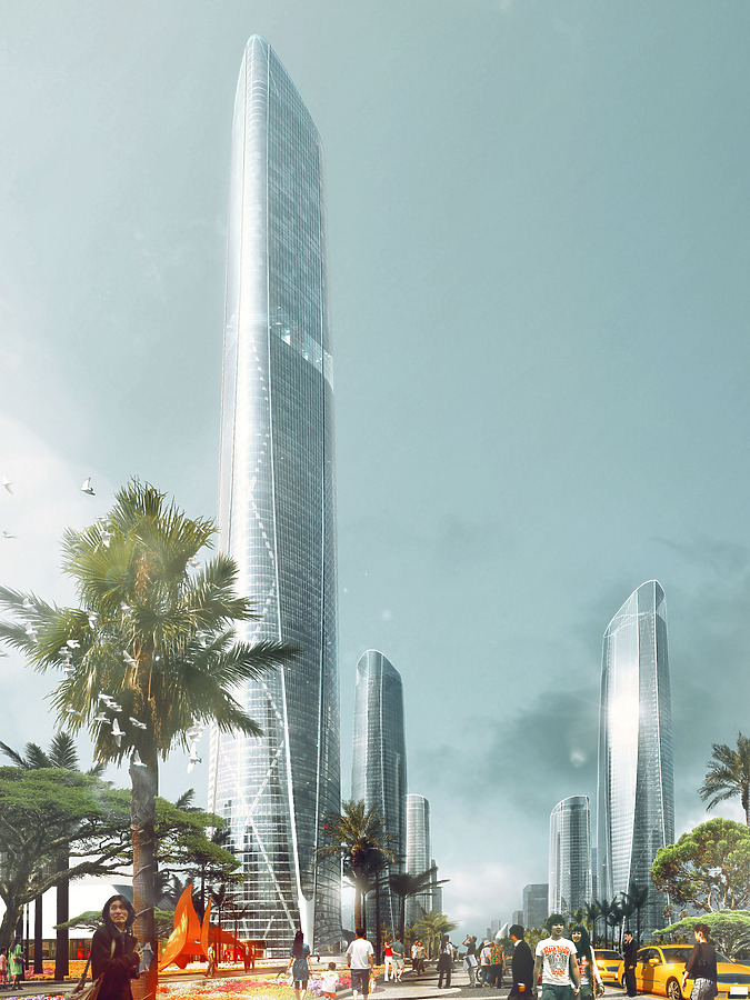 Haikou Tower by HENN Architekten