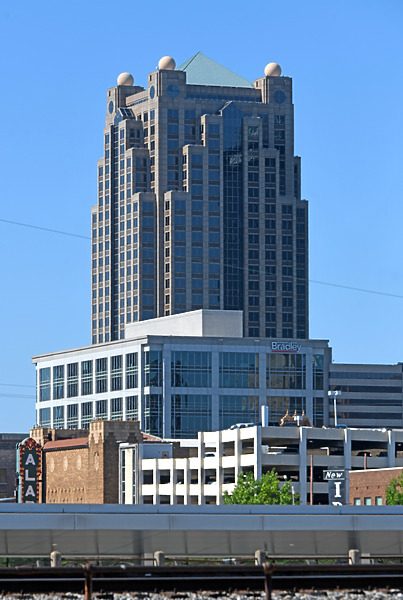 View from the southeast