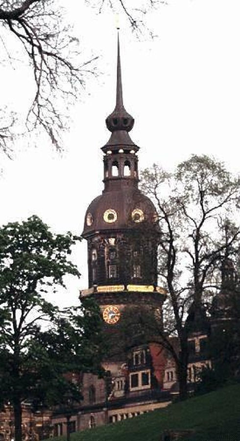 Hausmannsturm Residenzschloss Dresden by John Cahill