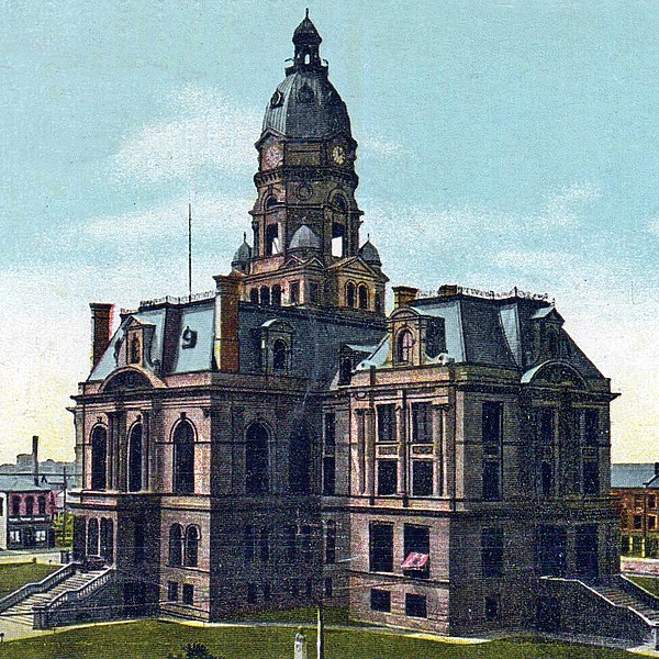 Vigo County Courthouse by S. H. Knox & Co.
