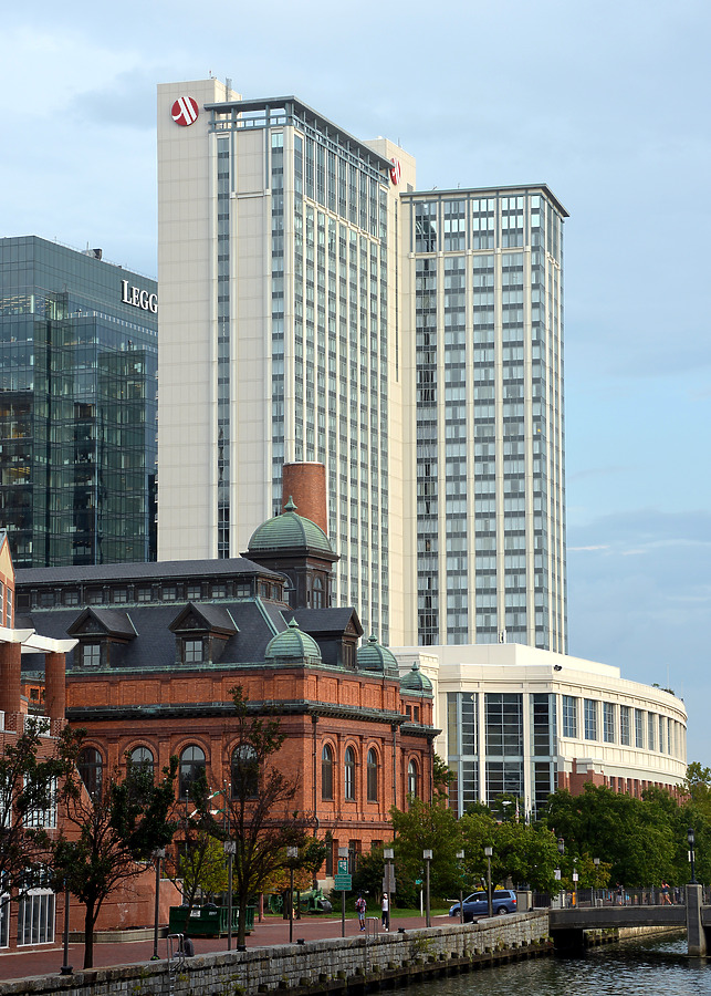 Baltimore Marriott Waterfront Hotel by John W. Cahill