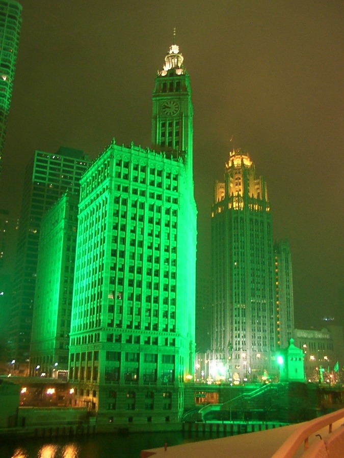 Wrigley Building by Daniel Kieckhefer