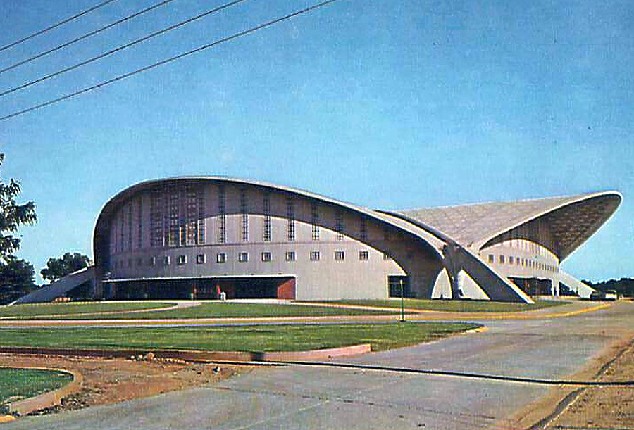 Stegeman Coliseum by Asheville Post Card Co.
