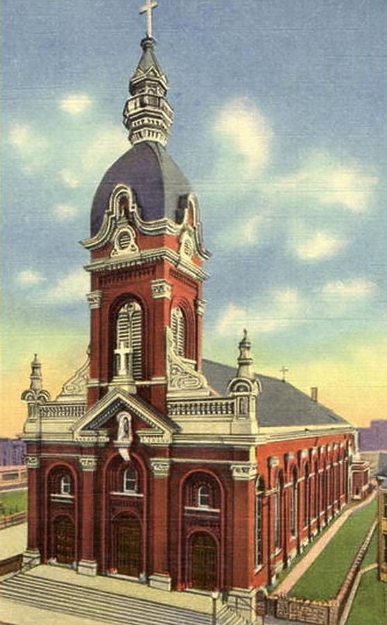 Cathedral of the Immaculate Conception by Curteich-Chicago