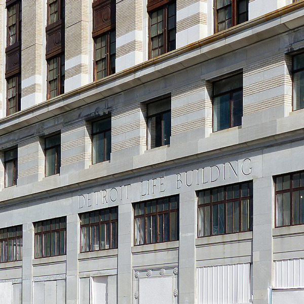 Detroit Building by Nate Lindsey