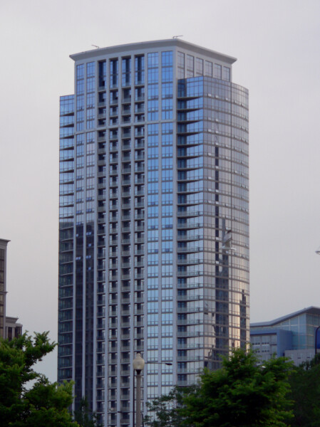 View from the northeast