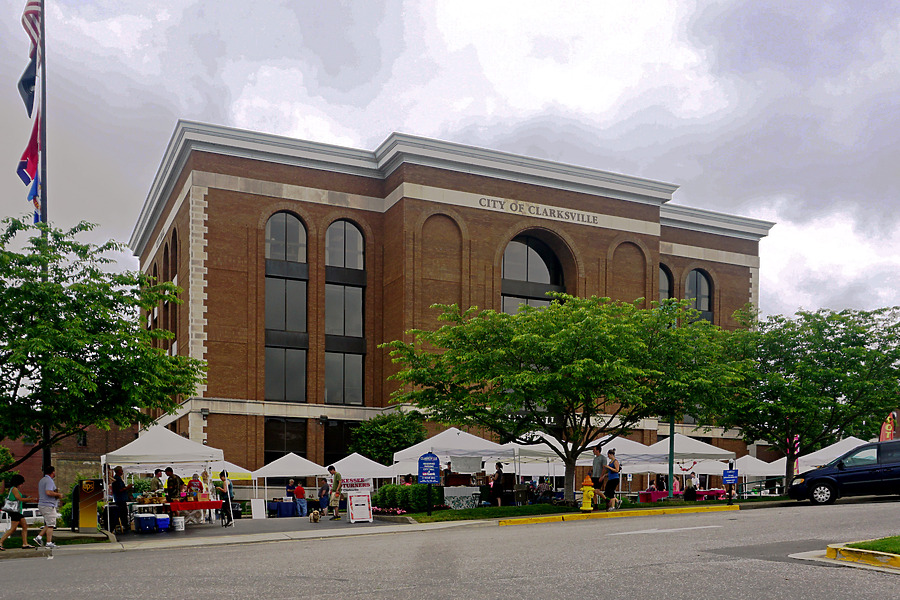 Clarksville City Hall by Ryan Hildebrand