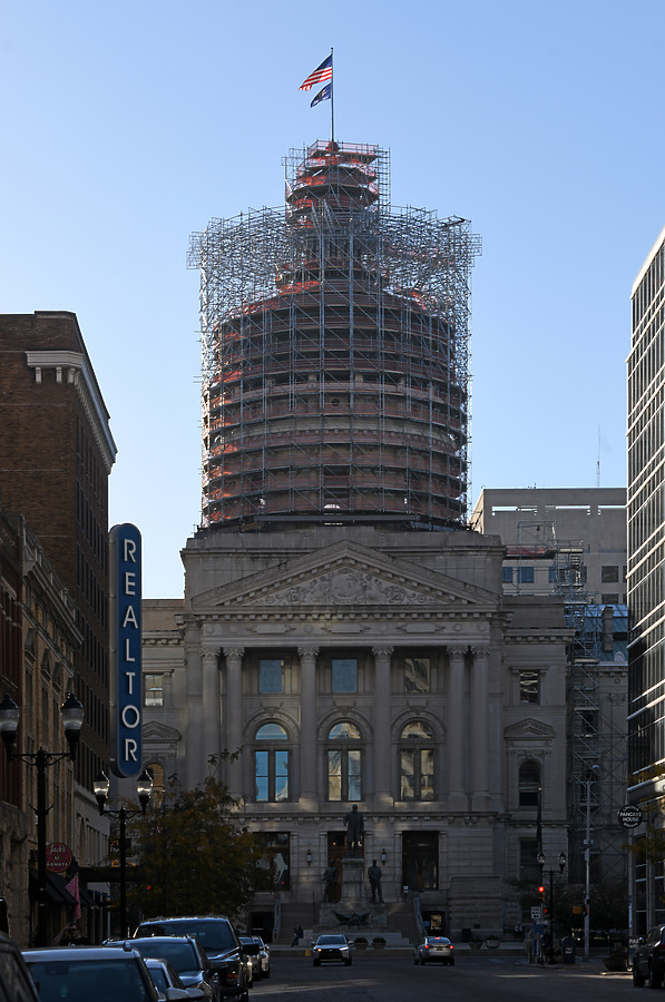Indiana State House by John W. Cahill