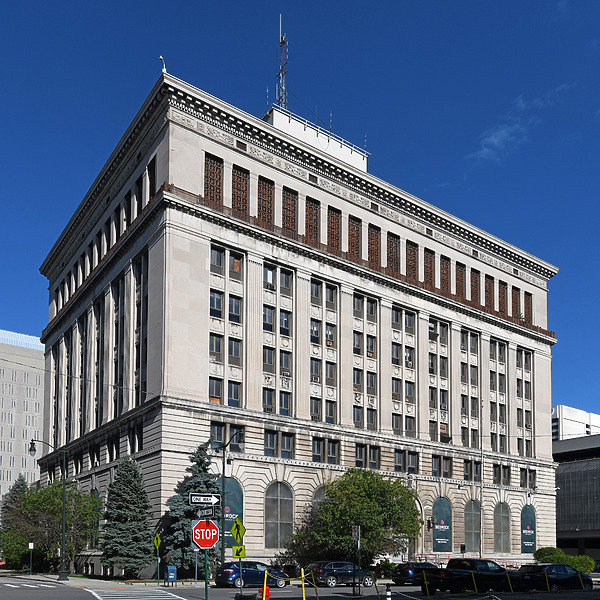 Detroit Police Department Headquarters by John W. Cahill