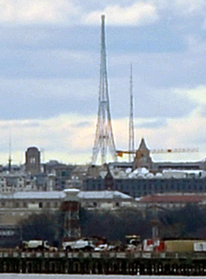 Hughes Memorial Tower by John W. Cahill