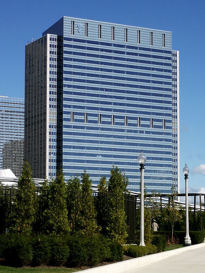 Blue Cross-Blue Shield Tower by Daniel Kieckhefer