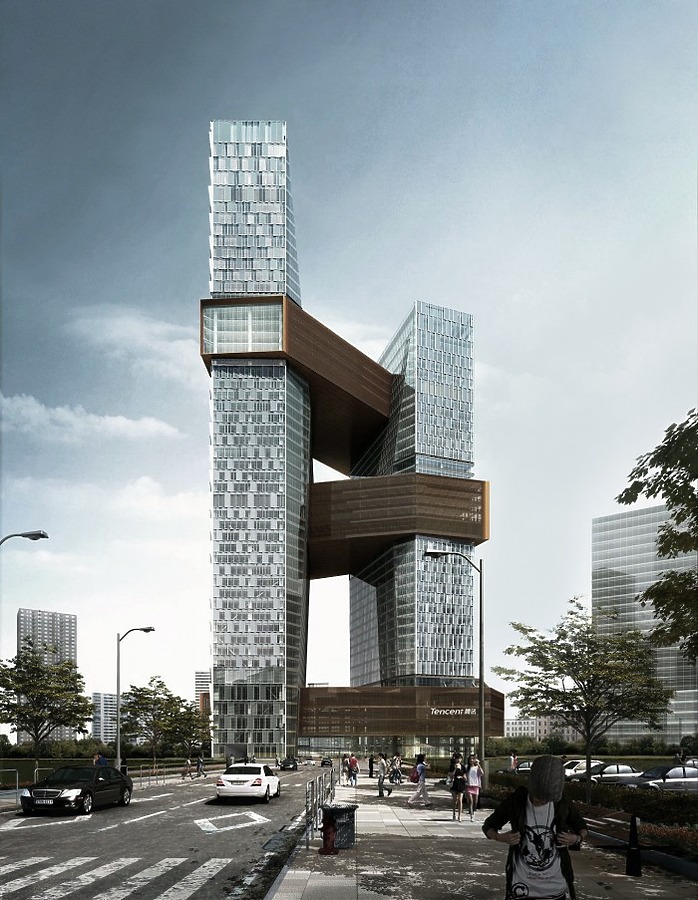 Tencent Seafront Towers by NBBJ