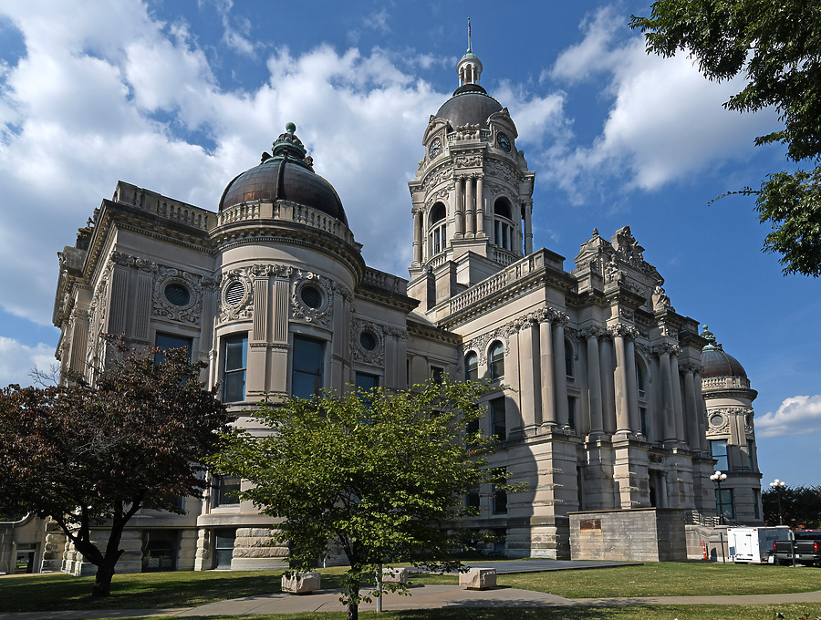 Old Vanderburgh County Courthouse by John W. Cahill