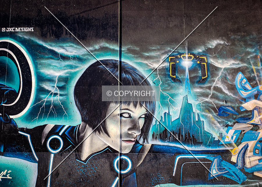 Saint Louis City Flood Wall (South Wall) by Ryan Hildebrand