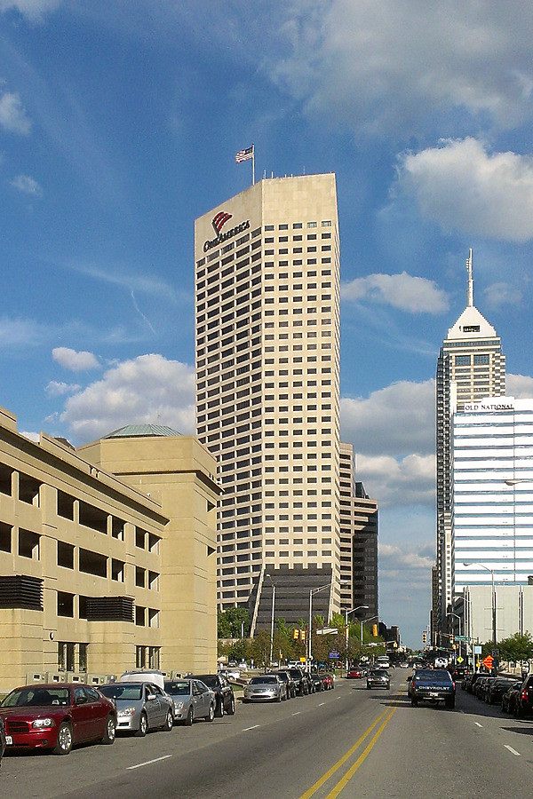 OneAmerica Tower by Ryan Hildebrand