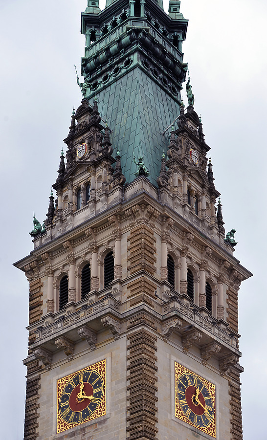 Hamburg City Hall by John W. Cahill