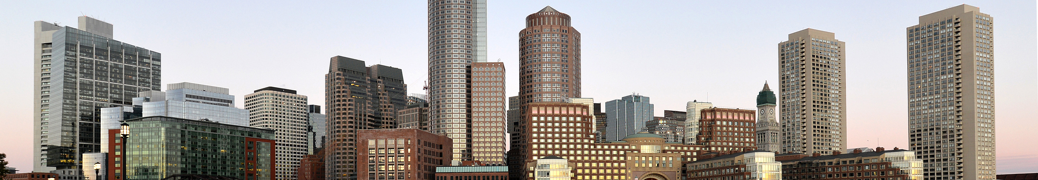 Downtown from the east