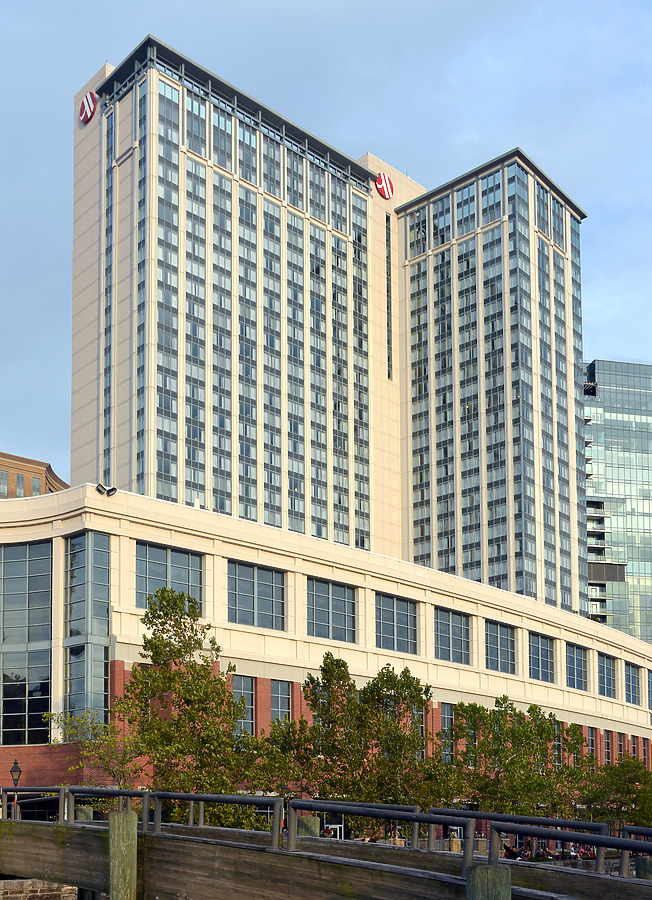 Baltimore Marriott Waterfront Hotel by John W. Cahill