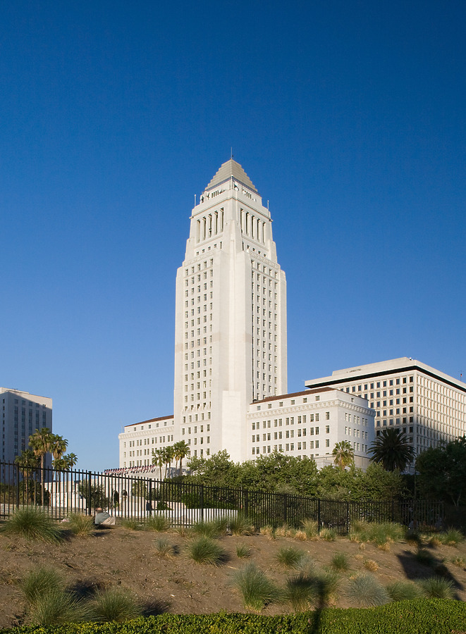 Los Angeles City Hall by Pavel Toczynski