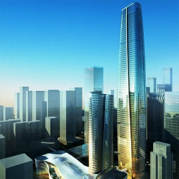 Shenzhen Center by Kohn Pedersen Fox Associates PC