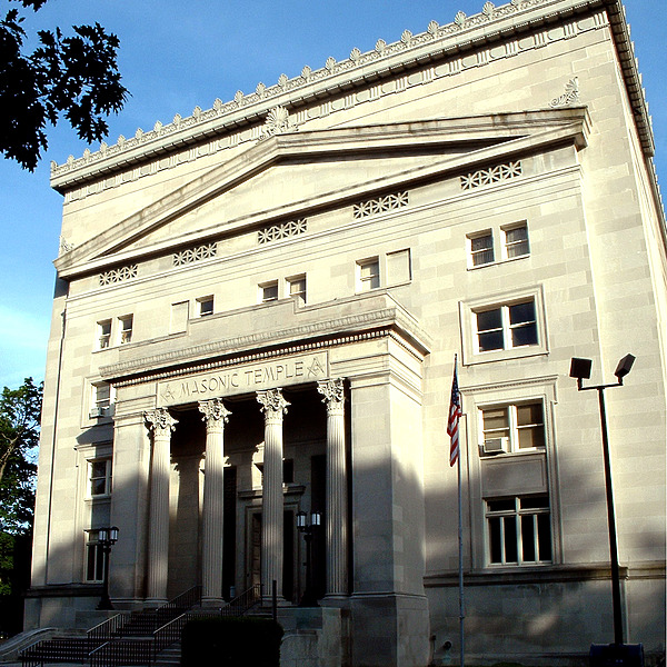 Allentown Masonic Temple Photo 678-782-859 - Stock Image - Skydb