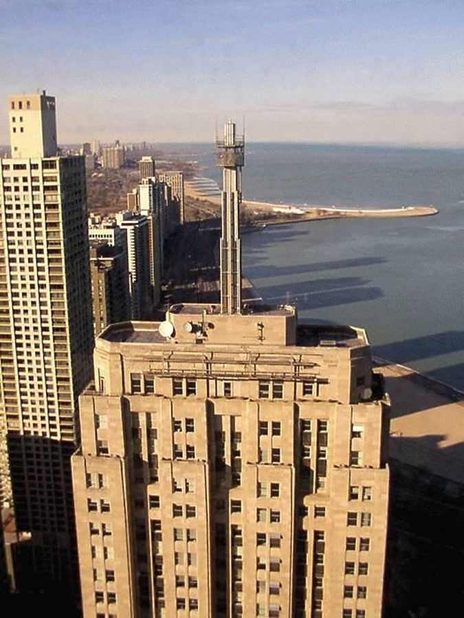 Palmolive Building by Daniel Kieckhefer