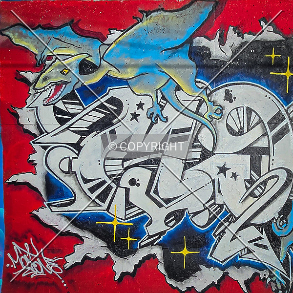 Saint Louis City Flood Wall (South Wall) by Ryan Hildebrand