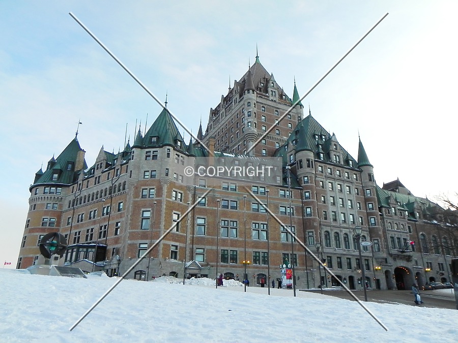 Le Château Frontenac by Florian Barbier