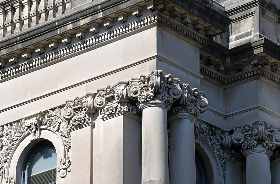 Old Vanderburgh County Courthouse by John W. Cahill
