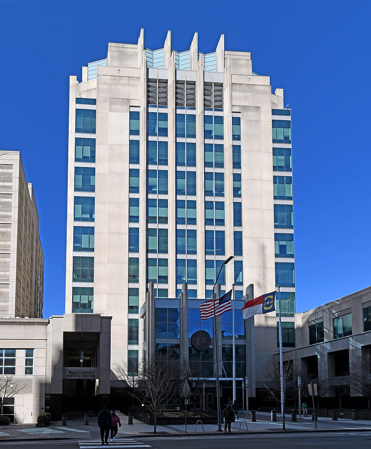 Wake County Justice Center by John W. Cahill