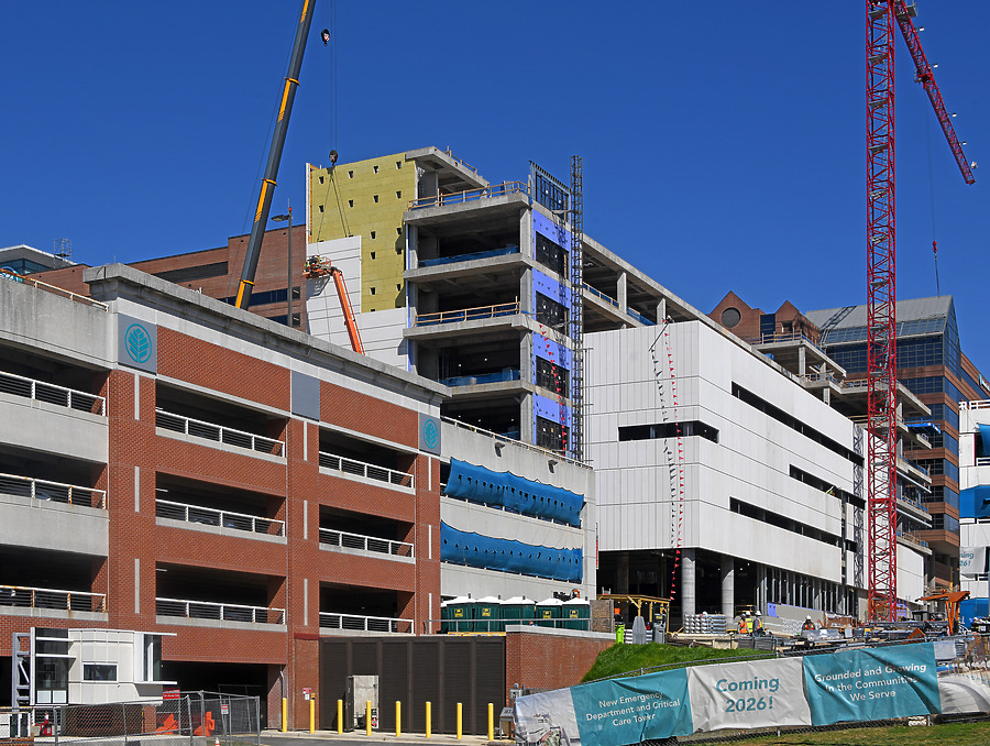Wake Forest Baptist Medical Center Care Tower by John W. Cahill
